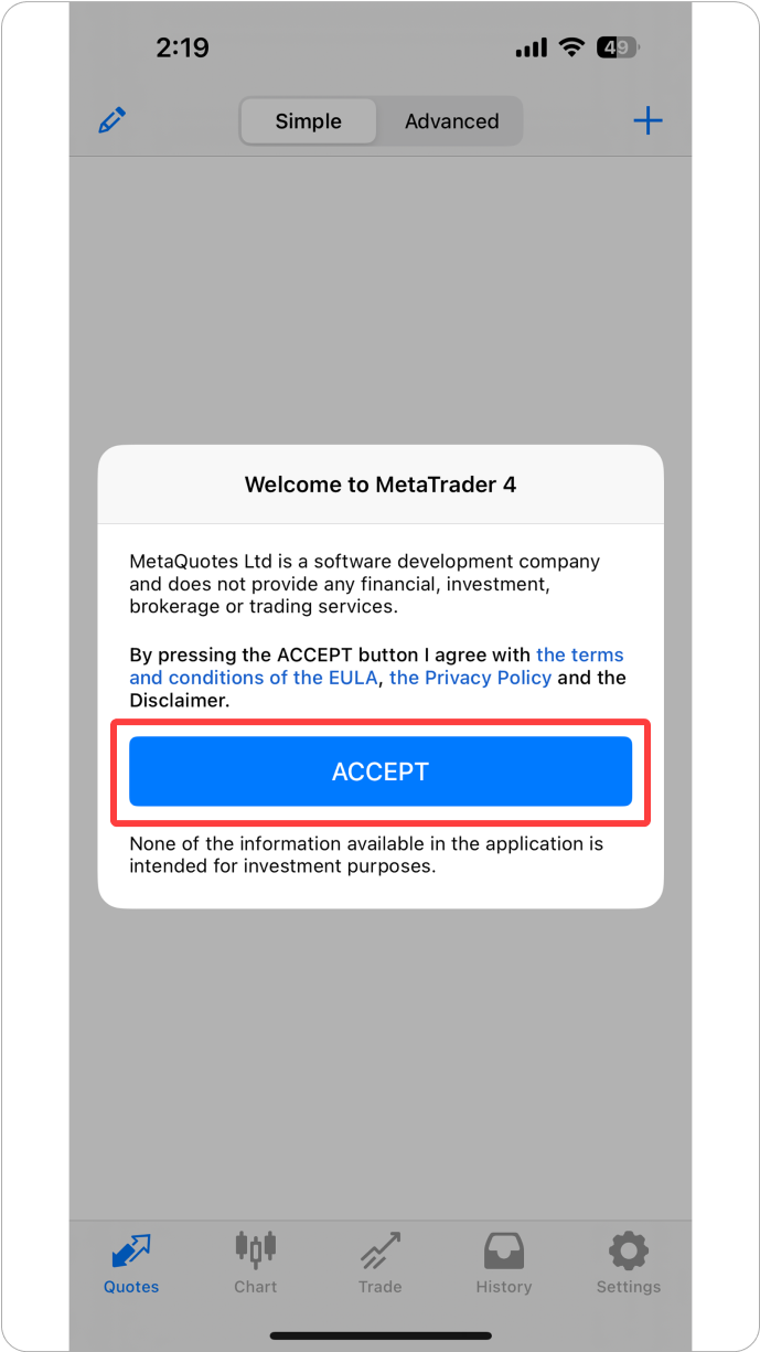 Mt4 Ios Guide MT4 iOS App Guide | Orbis Securities